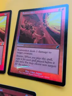 Scattershot x3 Instant MTG FOIL Shooting Star. Scourge 2003 3 Card. - Image 5