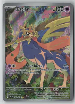 Zacian 100/094 Pokemon Phantasmal Flames Illustration Rare Card Near Mint (NM)1 - Image 1
