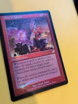 Grip of Chaos. rare enchantment MTG FOIL Shooting Star. Scourge 2003 Card. - Image 3