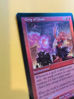 Grip of Chaos. rare enchantment MTG FOIL Shooting Star. Scourge 2003 Card. - Image 5