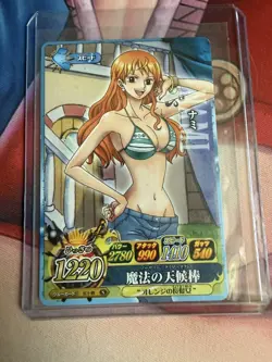 Nami ONE PIECE Carddass Trading Card TCG Anime Toei Bandai Japan ICI-09 - Image 1