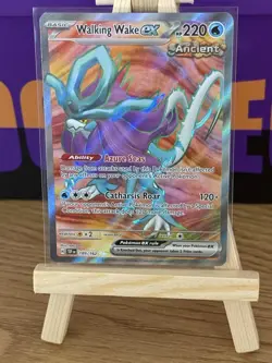 Pokemon TCG Walking Wake EX Full Art Temporal Forces Ultra Rare Card 189/162 - Image 1