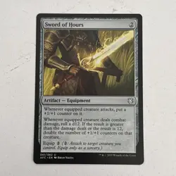 MTG English Sword of Hours NM Normal Commander 2021 Forgotten Realms - Image 1
