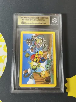 2016 Pokemon Center Mario Pikachu Playing Card | Jack of Hearts | BGS 10 - Image 2