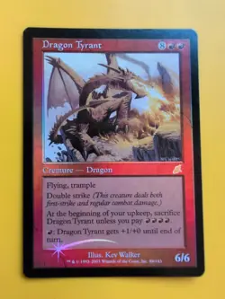 Dragon tyrant. Rare MTG FOIL Shooting Star. Scourge 2003 Card. - Image 2