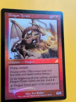 Dragon tyrant. Rare MTG FOIL Shooting Star. Scourge 2003 Card. - Image 3