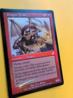Dragon tyrant. Rare MTG FOIL Shooting Star. Scourge 2003 Card. - Image 4