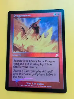Dragonstorm. Sorcery rare MTG FOIL Shooting Star. Scourge 2003 Card. - Image 2
