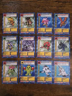 Vintage Digimon Battle Series 1 Cards Complete Starter Deck Set Saberleomon ++ - Image 1