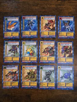 Vintage Digimon Battle Series 1 Cards Complete Starter Deck Set Saberleomon ++ - Image 2