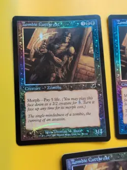 Zombie Cutthroat x3 MTG FOIL Shooting Star. Scourge 2003 3 Card. - Image 5
