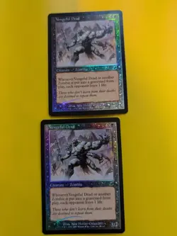 Vengeful Dead x2 Zombie MTG FOIL Shooting Star. Scourge 2003 2 Card. - Image 1