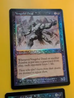 Vengeful Dead x2 Zombie MTG FOIL Shooting Star. Scourge 2003 2 Card. - Image 5