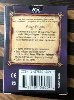 Xena Warrior Princess Siege Engine Deck Trading Card Game - Complete - Image 2