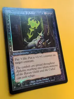 Unspeakable Symbol. Enchantment MTG FOIL Shooting Star. Scourge 2003 Card. - Image 5
