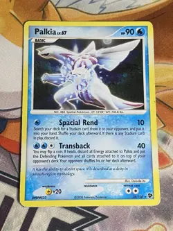 PALKIA Great Encounters 26/106 Holo Rare Pokemon Card 2008 MP - Image 1