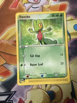 Pokemon Card - Ruby & Sapphire 76/109 - TREECKO (common) - NM - Image 1