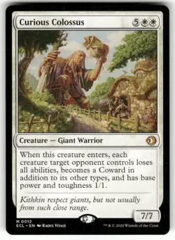 Curious Colossus 12 NM MTG Lorwyn Eclipsed Magic - Image 1