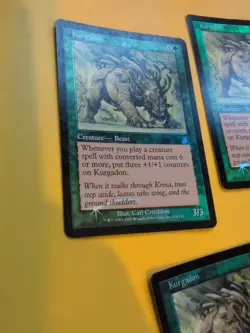 Kurgadon x3 rare beast MTG FOIL Shooting Star. Scourge 2003 3 Card. - Image 5