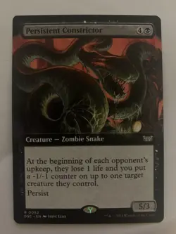 Persistent Constrictor (Extended Art) Commander: Duskmourn: House of Horror... - Image 1
