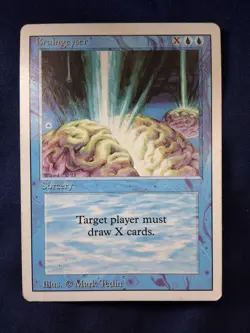 MTG Braingeyser Revised Edition Regular MP/HP - Image 1