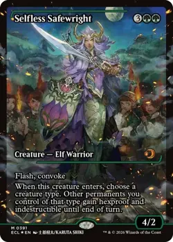 x1 Selfless Safewright - Foil - Showcase M MTG Lorwyn Eclipsed M/NM, English - Image 1
