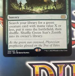 Green Sun's Zenith Double Masters 2022 Regular - Image 2