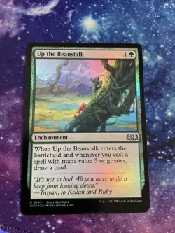1x Up The Beanstalk, Foil, Wilds of Eldraine, Magic MTG NM - Image 1