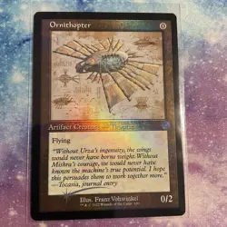 Ornithopter (FOIL) x1 - MTG The Brothers' War Retro Artifacts BRR #100 - Image 1
