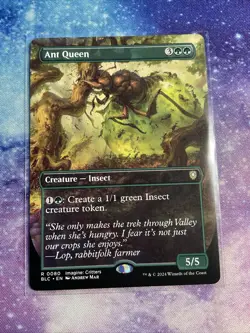 Ant Queen (Borderless) Bloomburrow Commander - Near Mint - Image 1
