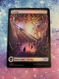 Magic the Gathering MTG DSK Swamp 274 Foil Near Mint - Image 1