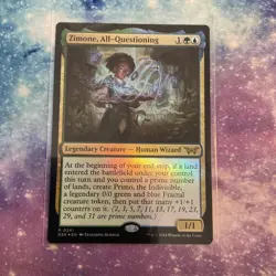 Zimone, All-Questioning (FOIL) x1 - MTG Duskmourn: House of Horror DSK #241 - Image 1