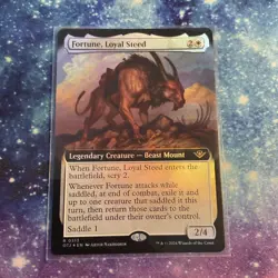 Fortune, Loyal Steed (FOIL) x1 - MTG Outlaws of Thunder Junction OTJ #313 - Image 1