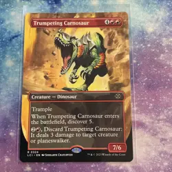 Trumpeting Carnosaur (REGULAR) x1 - MTG The Lost Caverns of Ixalan LCI #324 - Image 1