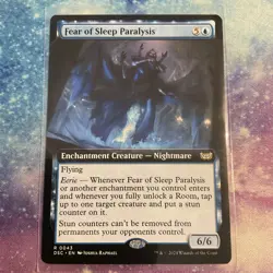 Fear of Sleep Paralysis (REGULAR) x1 - MTG Duskmourn: House of Horror Commander - Image 1