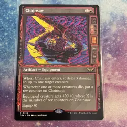Chainsaw (REGULAR) x1 - MTG Duskmourn: House of Horror DSK #314 - Image 1