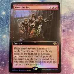 Over the Top (FOIL) x1 - MTG The Brothers' War BRO #340 - Image 1