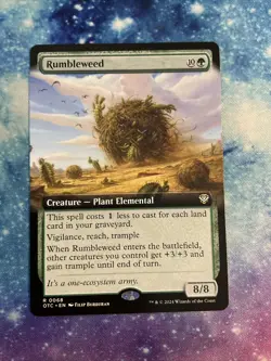 x1 Rumbleweed - Extended Art R MTG Commander: Outlaws of Thunder Junction M/NM, - Image 1