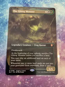 ​​1x MTG BLC The Gitrog Monster (Borderless), Near Mint​​ - Image 1