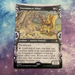 MTG - Osteomancer Adept - Showcase - Bloomburrow (BLB) - Near Mint - Image 1