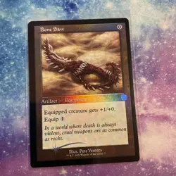 Bone Saw (FOIL) x1 - MTG The Brothers' War Retro Artifacts BRR #7 - Image 1