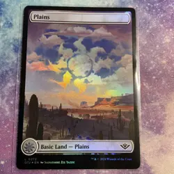 Plains (FOIL) x1 - MTG Outlaws of Thunder Junction OTJ #272 - Image 1