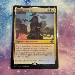 Annie Joins Up (FOIL) x1 - MTG Outlaws of Thunder Junction OTJ #191 - Image 1