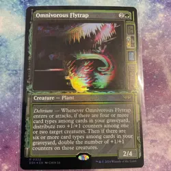 Omnivorous Flytrap (FOIL) x1 - MTG Duskmourn: House of Horror DSK #322 - Image 1