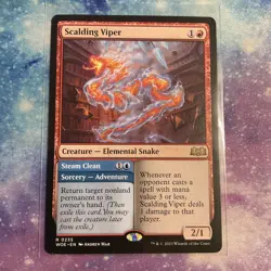 Scalding Viper // Steam Clean (REGULAR) x1 - MTG Wilds of Eldraine WOE #235 - Image 1