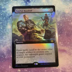 Fateful Handoff (FOIL) x1 - MTG The Brothers' War BRO #325 - Image 1