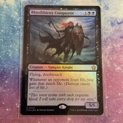 Bloodthirsty Conqueror (FOIL) x1 - MTG Foundations FDN #58 - Image 1