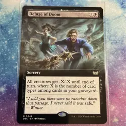 Deluge of Doom (REGULAR) x1 - MTG Duskmourn: House of Horror Commander DSC #48 - Image 1