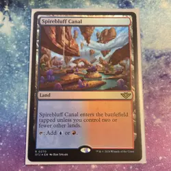 Spirebluff Canal (REGULAR) x1 - MTG Outlaws of Thunder Junction OTJ #270 - Image 1