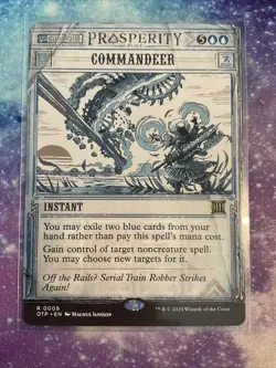 MTG Commandeer #0009 Rare Outlaws of Thunder Junction: Breaking News (OTP) - Image 1